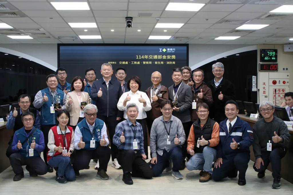 嘉義市道安考評勇奪4獎　工程、執法、宣導、救護全面獲肯定