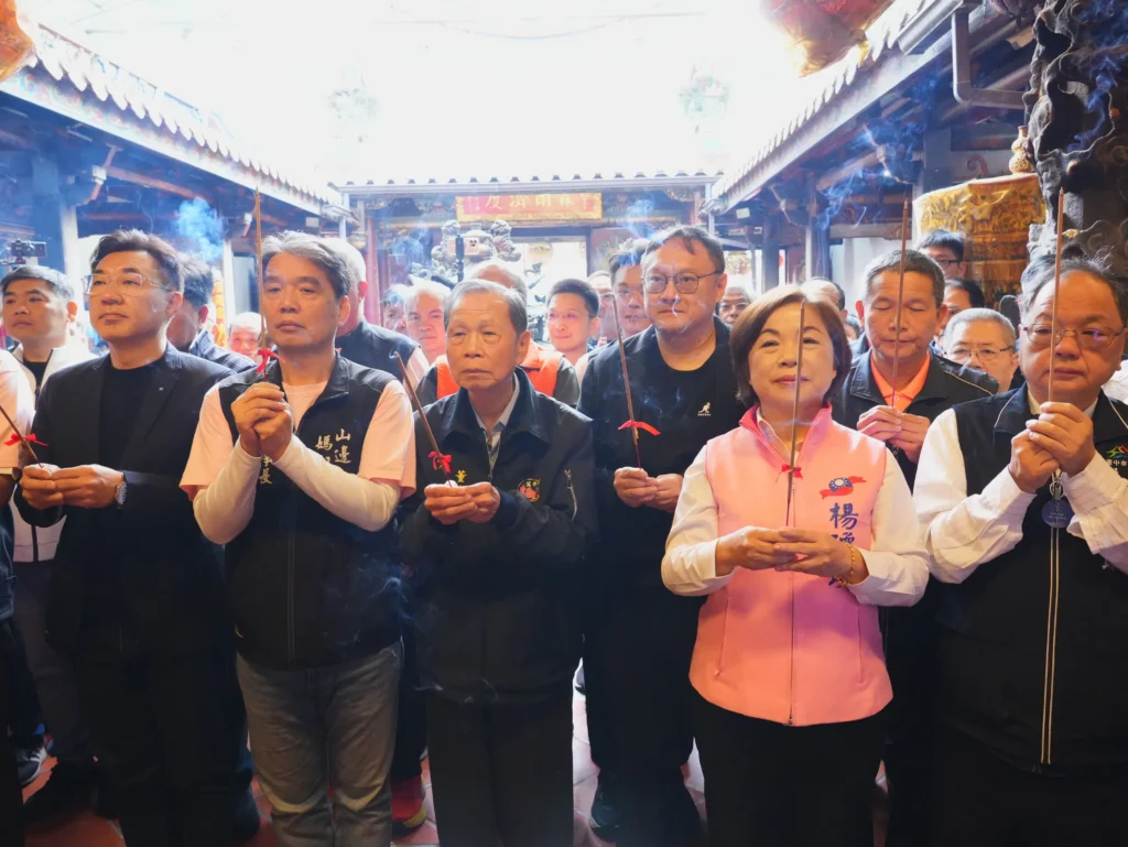 「時尚媽祖」降臨台中！-　山邊媽祖百年首訪-傍晚攜手旱溪、大庄媽逛夜市-鄭副市長祈願國泰民安