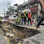 基隆八堵路漏水管線修復啟動 採不斷水施工27日前恢復通車