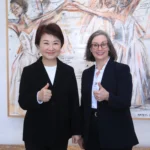 美國在台協會華盛頓總部執行理事藍鶯蒞臨台中　盧市長以美食會友-盼持續深化與美國友好合作