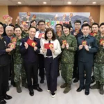 春節前夕敬軍送暖　邱佩琳感謝國軍堅守崗位守護家園