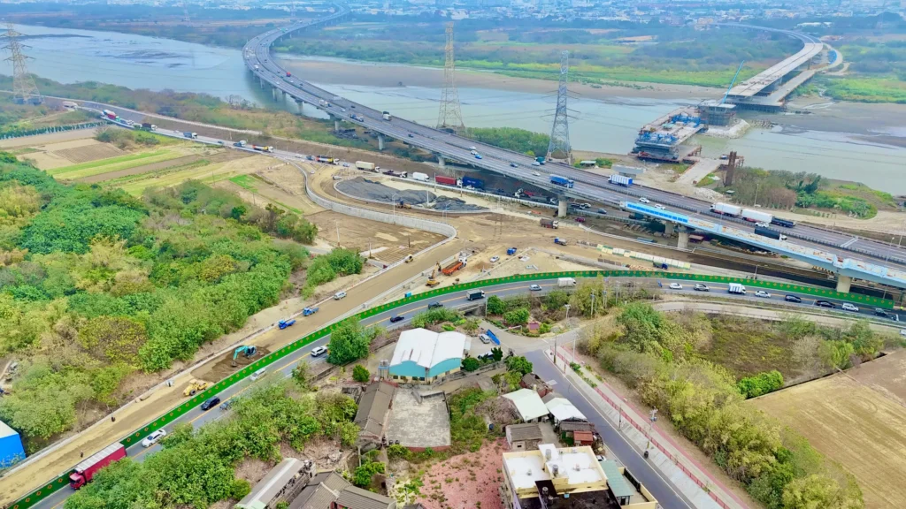 用路人注意！　彰化和美端橋梁引道施工-2/6起台61乙東行線進行交通管制