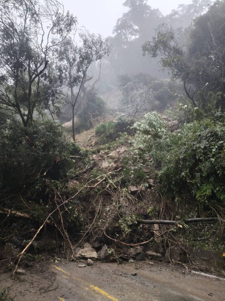 中橫宜蘭支線坍方交管搶修　1/5起分時放行、夜間封路至1/16