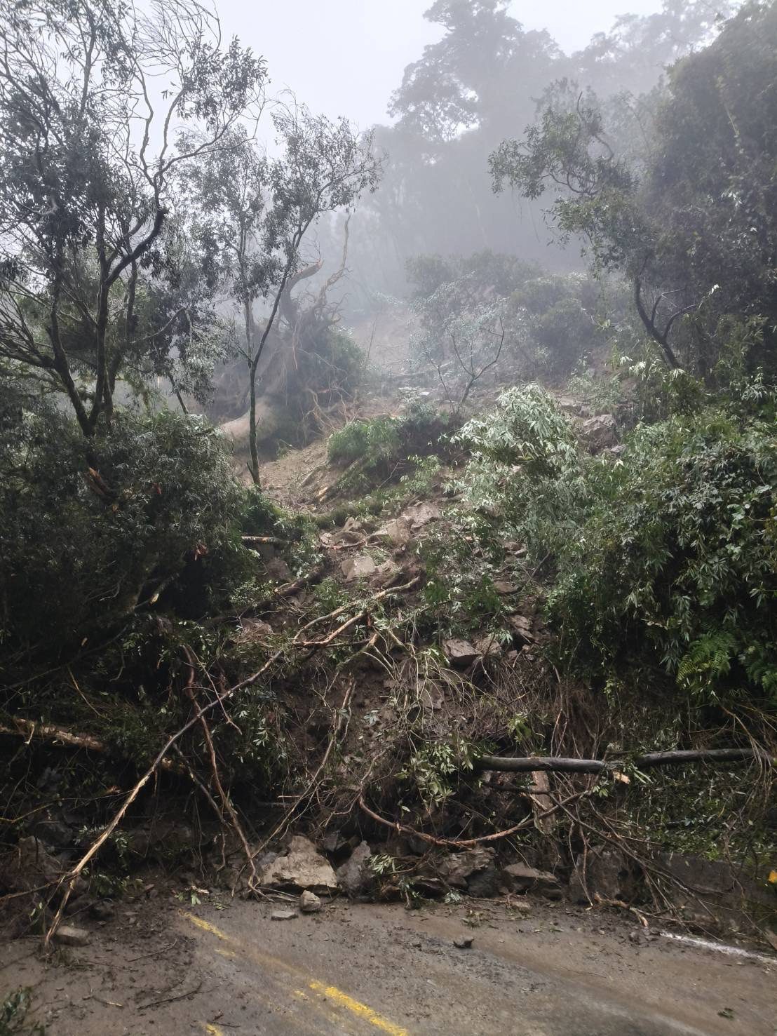 中橫宜蘭支線坍方交管搶修　1/5起分時放行、夜間封路至1/16