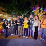 竹藝文化接軌國際　交換學生走訪竹山竹藝燈會