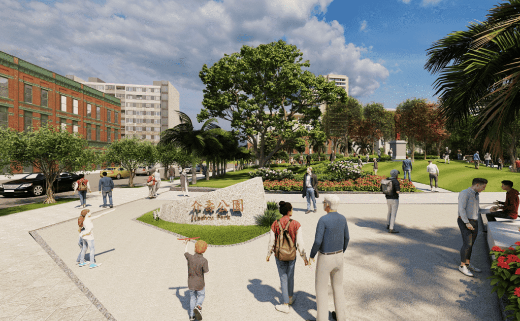 重組介壽公園歷史記憶　博愛特區將有新亮點