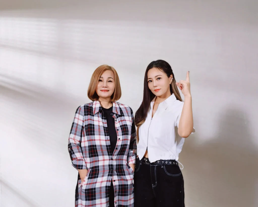 官靈芝-林沛蕎母女首次攜手拍『反詐騙』公益廣告