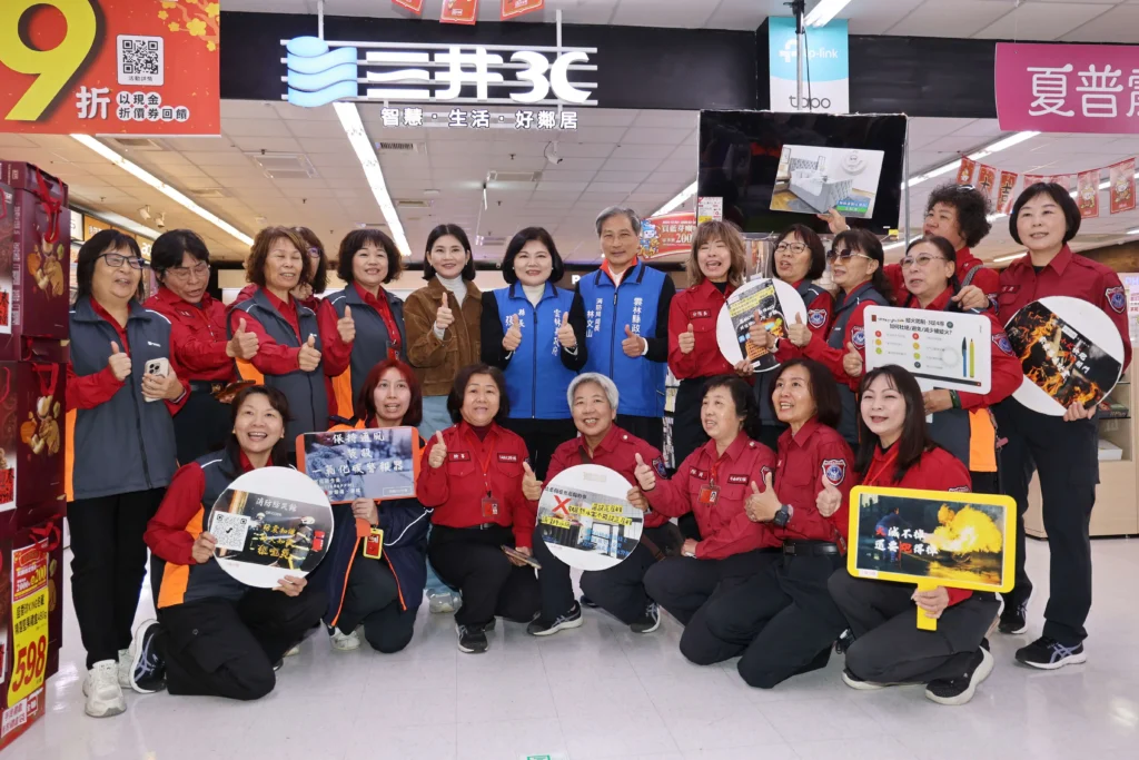 春節前夕　張麗善縣長率隊消防安全聯合訪查　守護鄉親消費安全