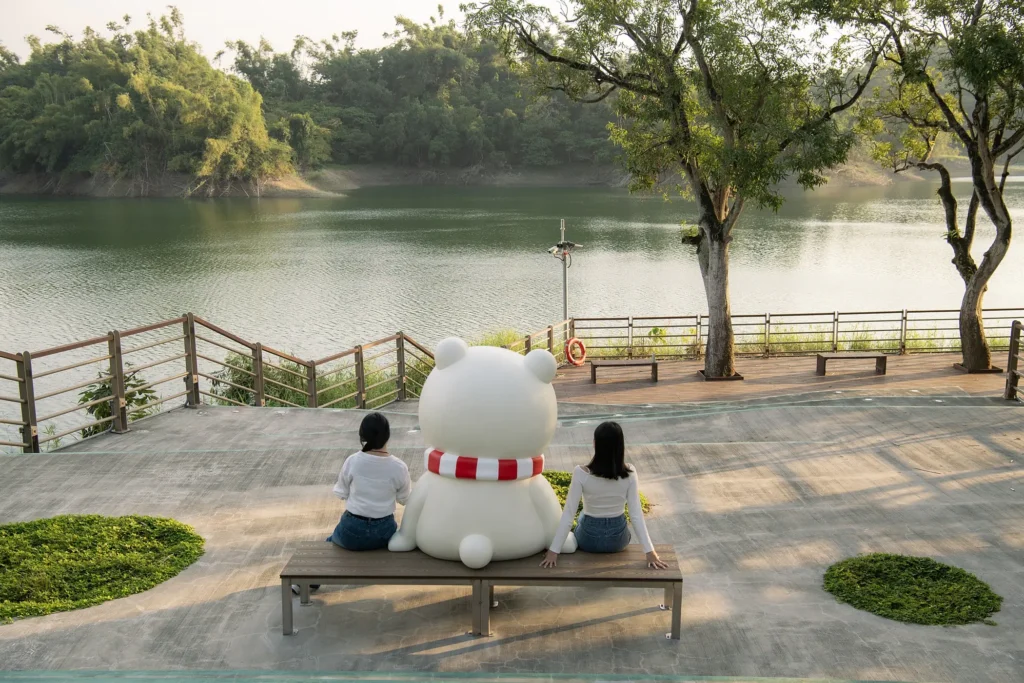 嘉義市蘭潭好漢坡323階全新亮相　大白熊陪你迎新年慢遊嘉義