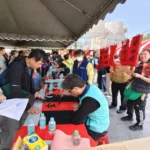 安平開台天后宮7日「旺馬奔騰-躍馬展藝」迎春送春聯、賞茶會活動-吸引近千人前往