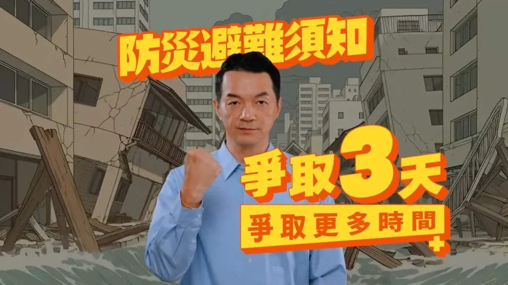 爭取3天保命關鍵，守住黃金72小時！基隆消防呼籲全民做好防災準備