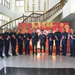 彰化縣議會議長謝典霖親蒞田中分局　慰勉賽車節及春節維安辛勞