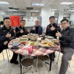 龍蝦、佛跳牆全上桌　中正一分局端出「痛風餐」犒賞員警