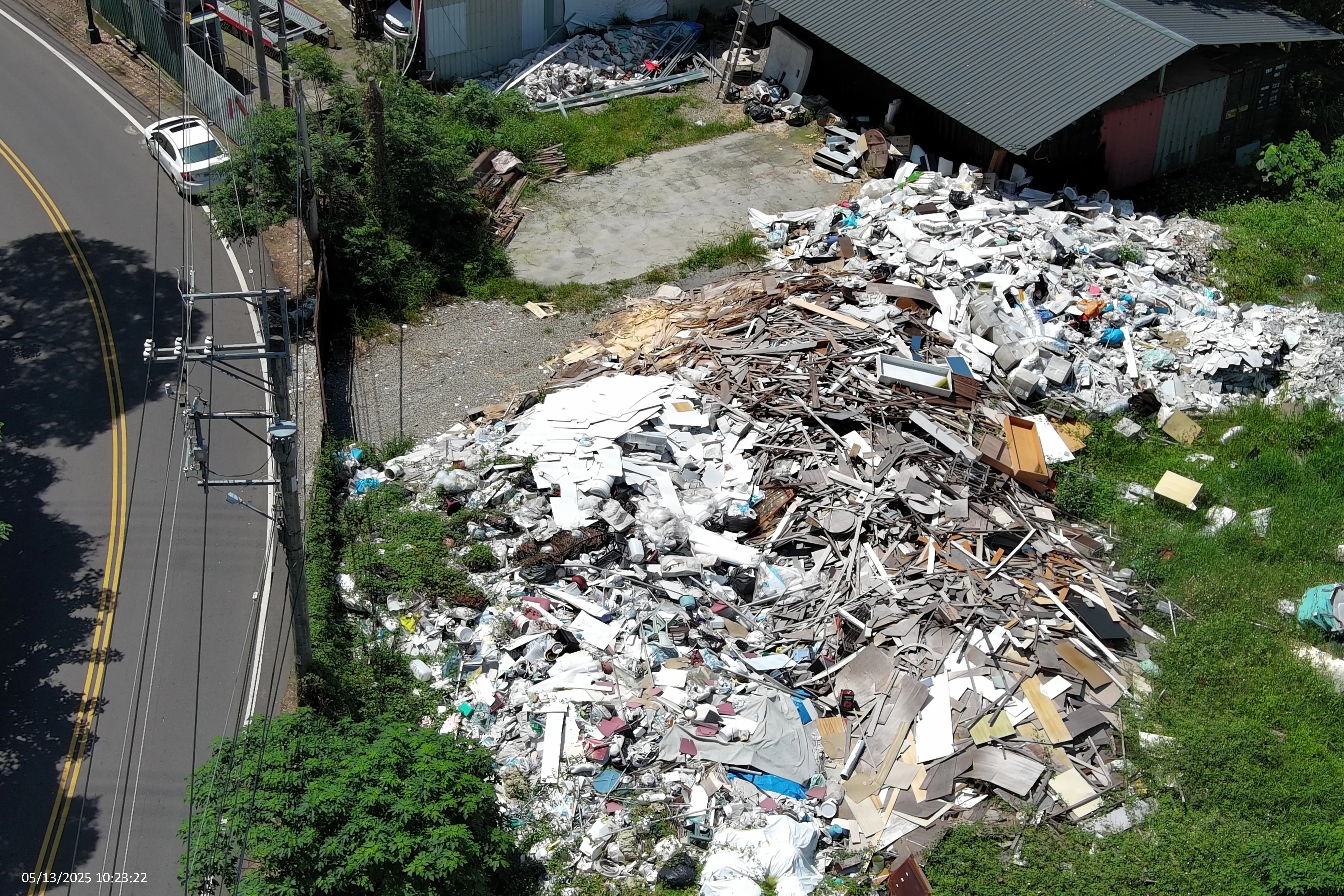 春節裝修勿亂丟廢棄物！　中市環保局科技監控非法棄置熱區-打擊環保犯罪