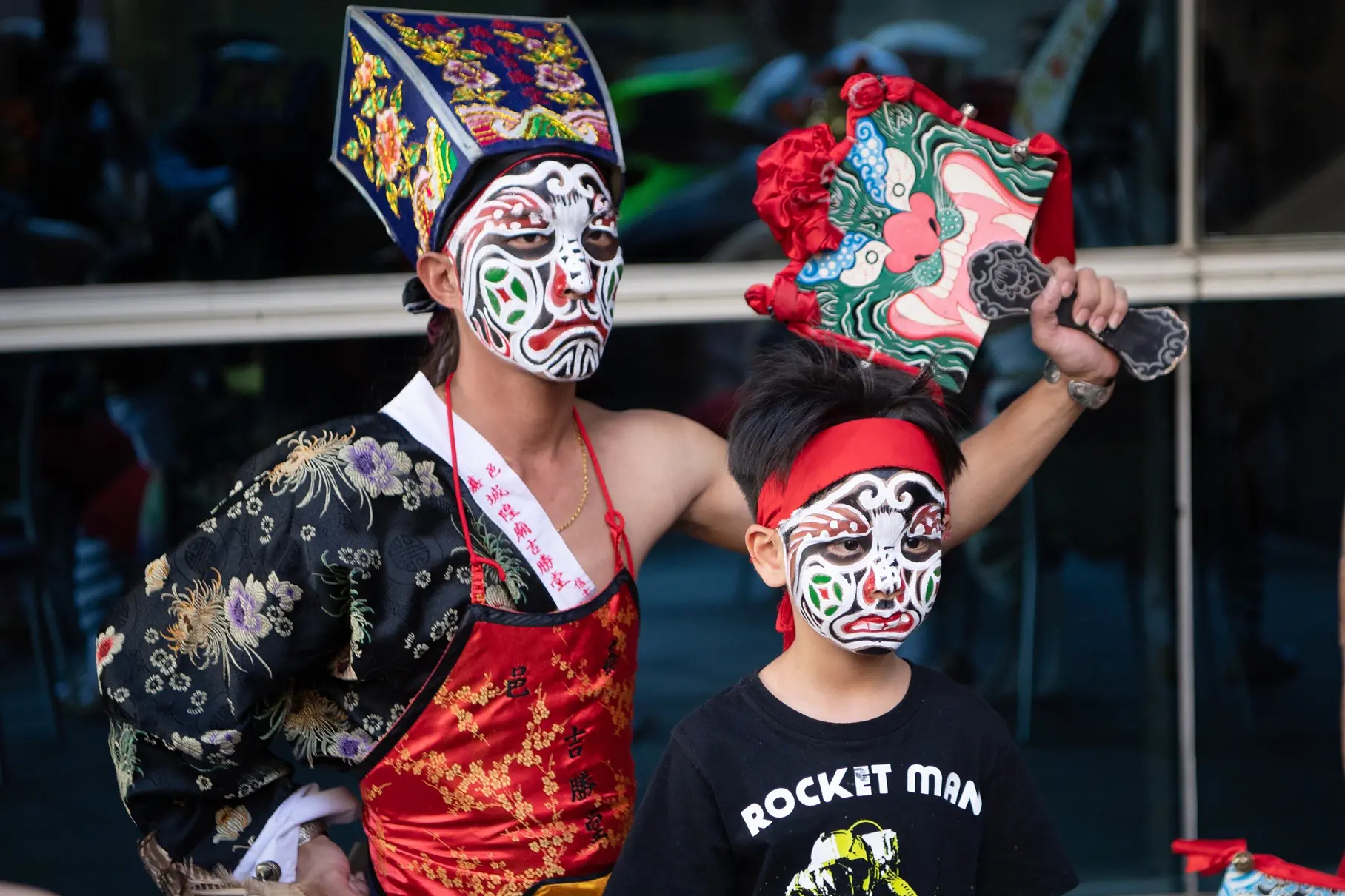 嘉博舘家將走陣、臉譜彩繪帶民眾沉浸信仰文化迎新春