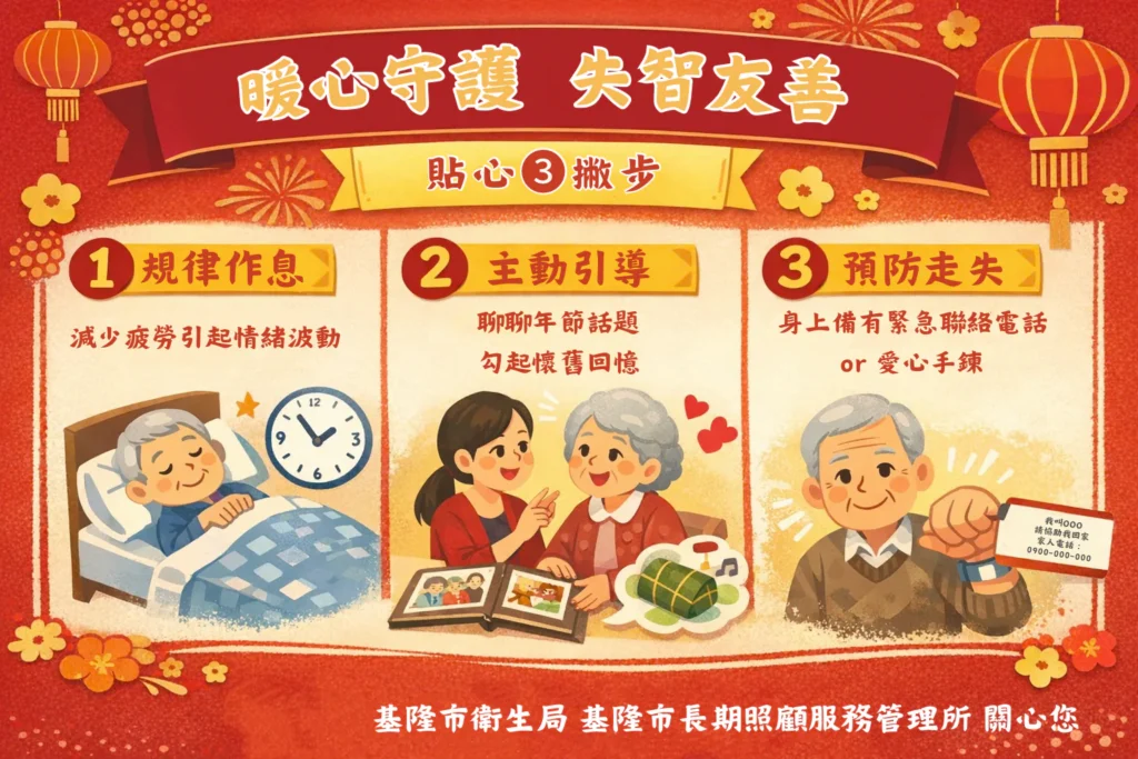 暖心守護失智者 基隆友善過春節