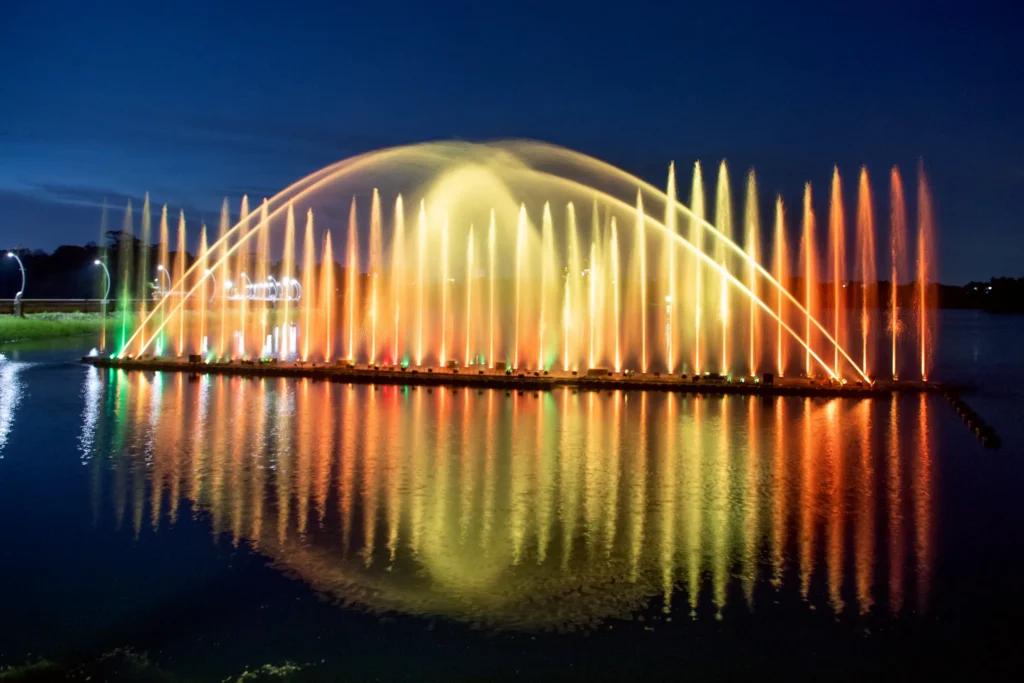 蘭潭音樂噴泉因水位偏低 2/25起暫停演出