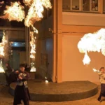 烈焰星空　清境奔羊節火舞震撼收尾　舞者驚喜為壽星燒掉壓力