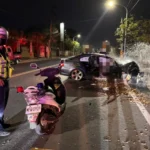 高雄自小客車自撞消防栓　釀1死2傷