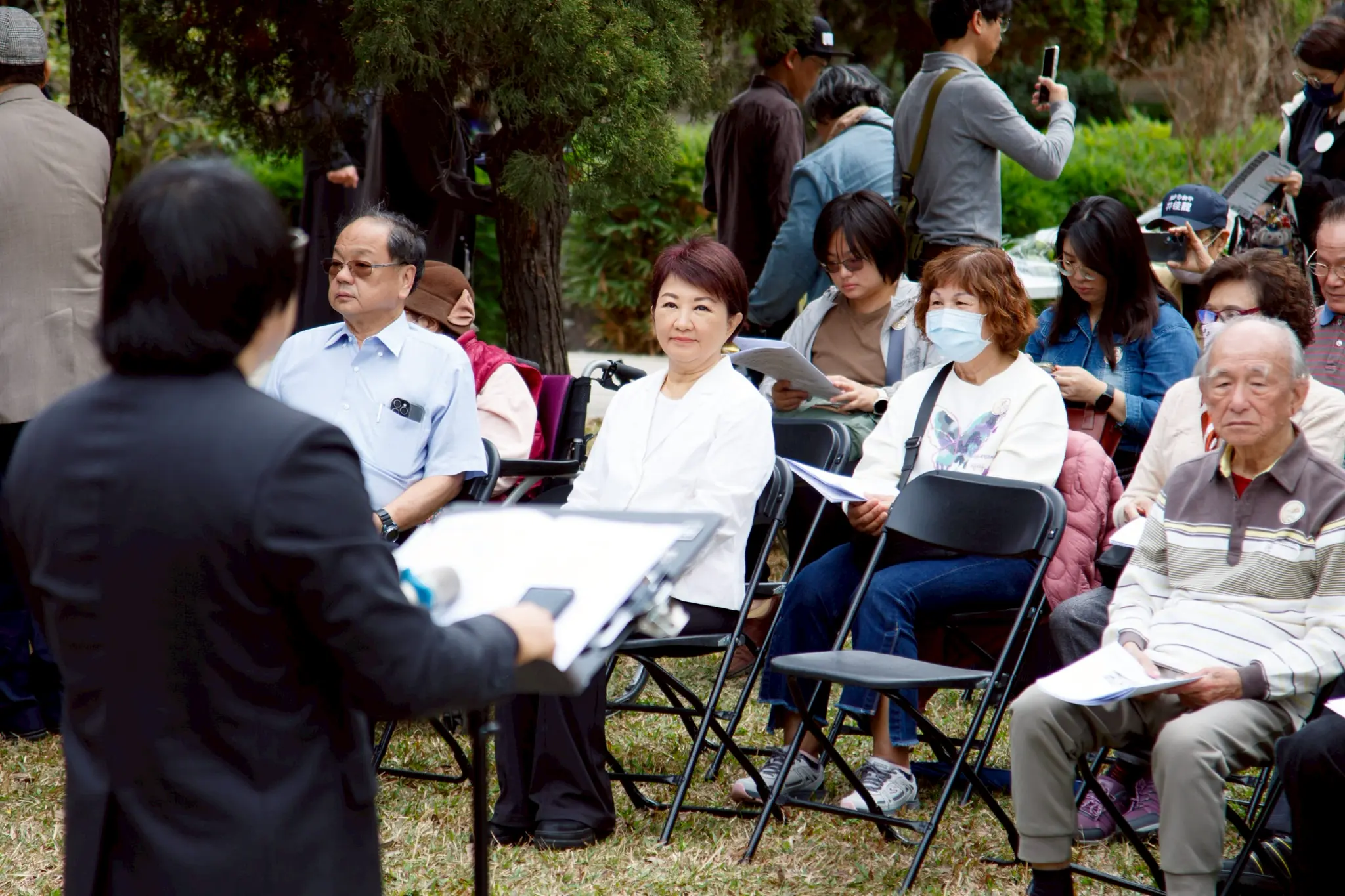任內8度出席「基督長老教會台中公義行動教會二二八紀念禮拜」-　盧市長率市府團隊出席致意：讓台灣在團結中前行
