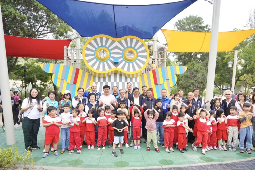 斥資6,000萬打造貓頭鷹主題遊戲場　豐原翁明公園兒童節前啟用成最暖禮物