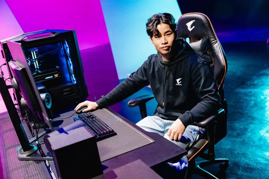 技嘉aorus攜手林昱珉進化！頂級電競硬體助玩家全方位制霸