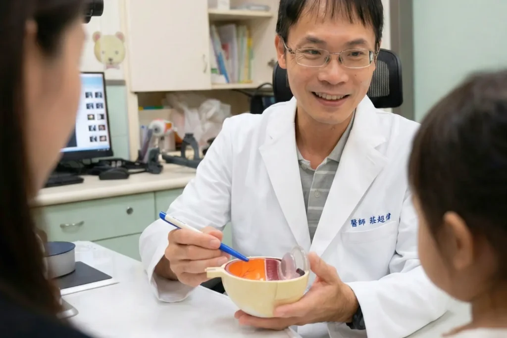 國內學童近視率飆破87%！嘉基醫師提醒：控制「眼軸」才是關鍵