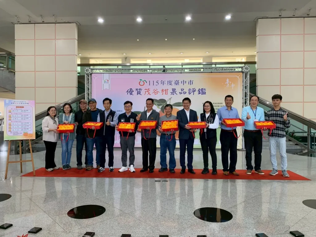 台中市茂谷柑果品評鑑　東勢區謝世新勇奪冠軍-榮獲茂谷柑王殊榮