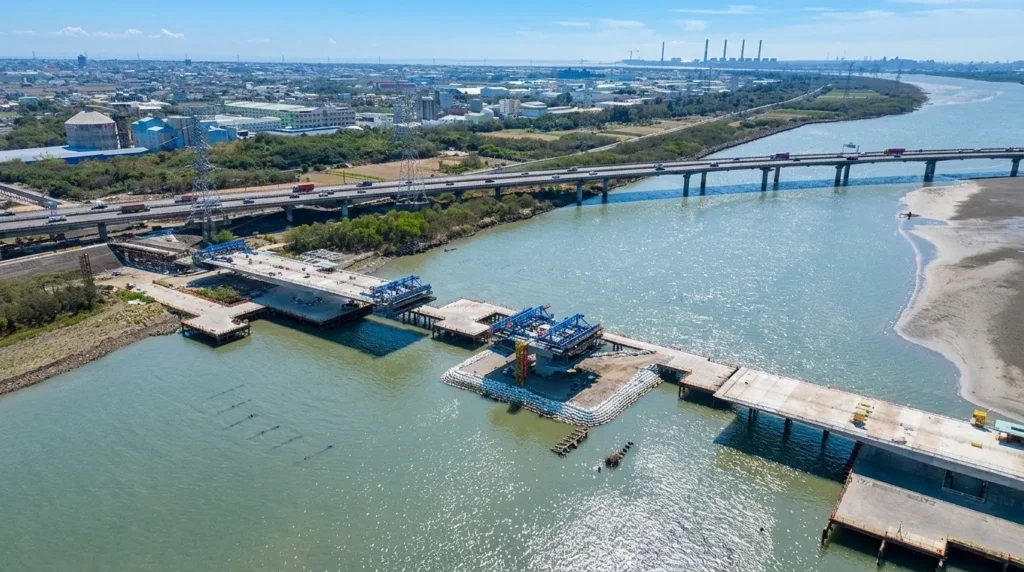 橫跨中彰「大肚和美橋」正式命名！　工程進度近9成-目標今年底完工通車