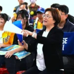 彰縣府大廳直播中華隊對戰捷克隊　美食應援重返榮耀