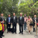 深化城市園藝交流　日本礪波市長率團參訪臺北玫瑰園