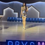 臺師大研究生陳姿羽氣質主持古風春酒　旗袍派對氣氛嗨翻全場