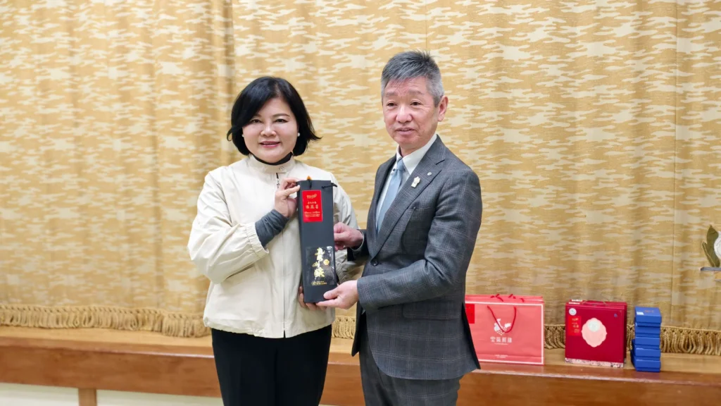 張麗善縣長率團赴日交流-參議員清水真人、縣議員星野寬熱情接待