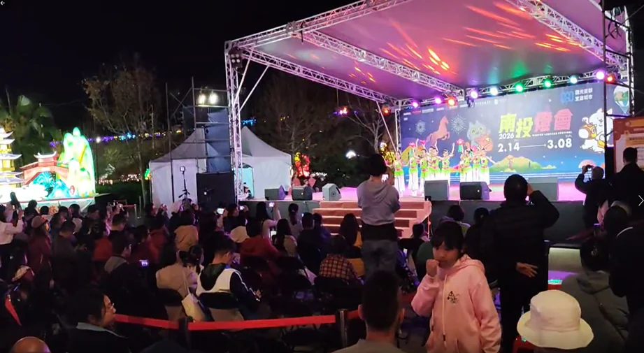 南投燈會閉幕倒數　中興分局進駐宣導反詐騙　守護民眾歡樂過節