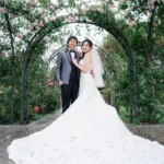 花博玫瑰園盛開 白色情人節巧扮紅娘牽起幸福