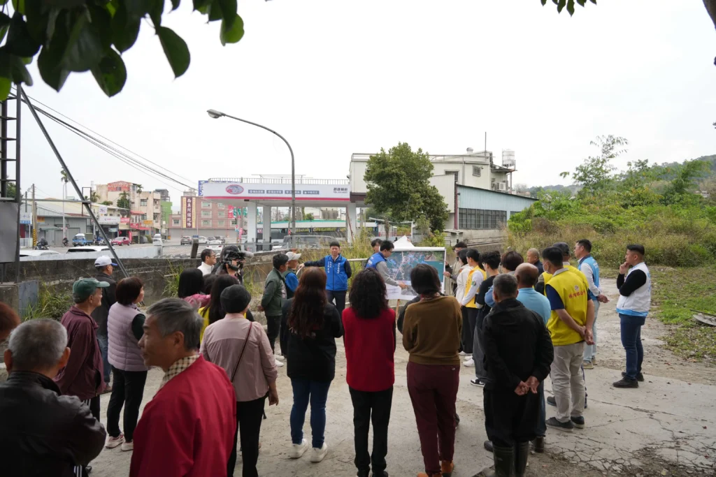 林內竹廣坑排水改善工程啟動 提升通洪能力改善淹水