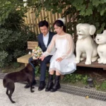 黑貓牽紅線　資深動保人攜手愛妻到中和動物之家拍婚紗　用愛傳遞生命教育