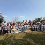 義竹鄉村里清潔大作戰 齊聚公園共植綠意