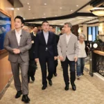 日本和平船第122航次停靠基隆港　謝國樑、蔣萬安登船共談城市治理與和平願景