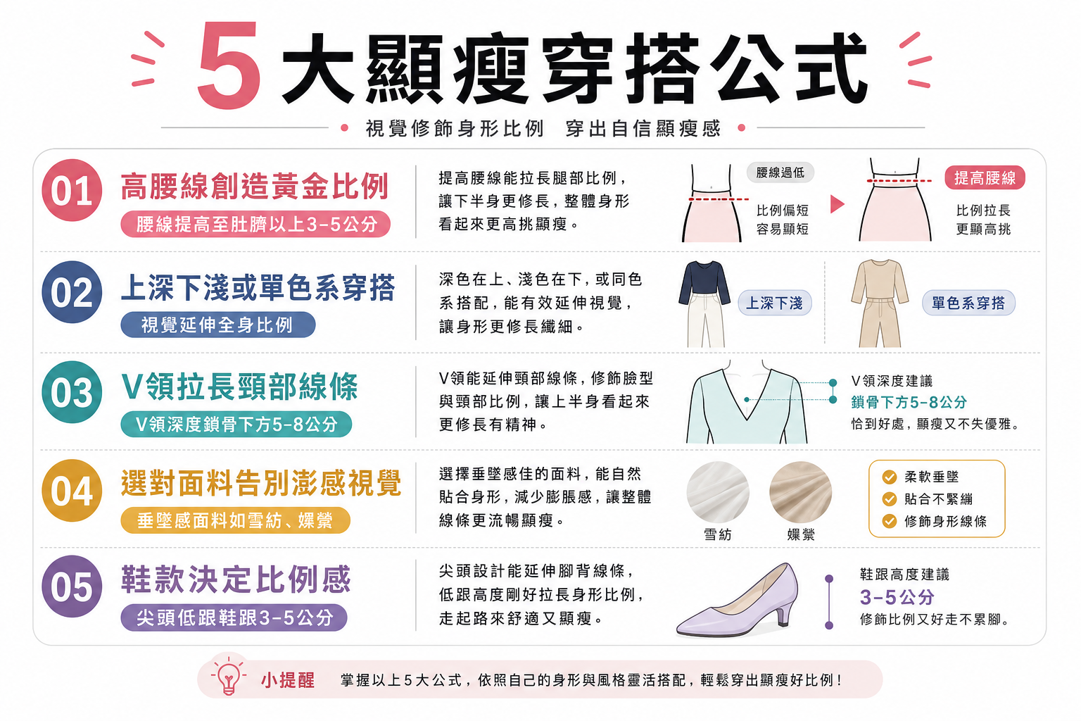 上班族必看！5大顯瘦穿搭公式×一件式洋裝懶人搭法，小個子也能輕鬆駕馭韓系通勤造型