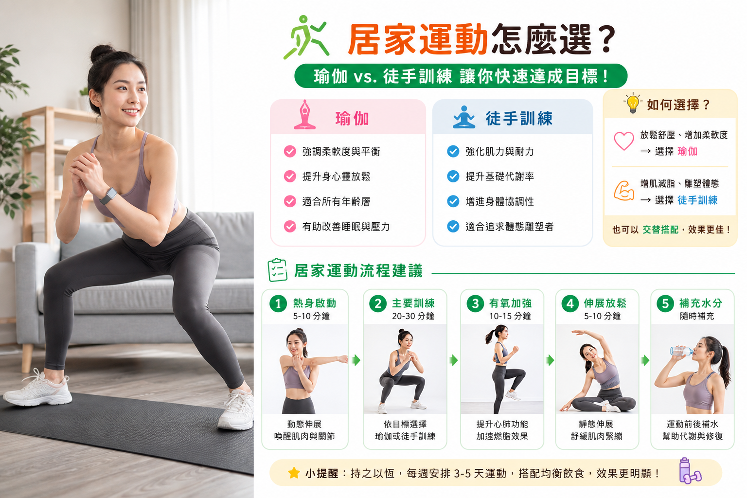 不用健身房!每天15分鐘居家瑜伽,燃脂抗老效果竟比跑步更強