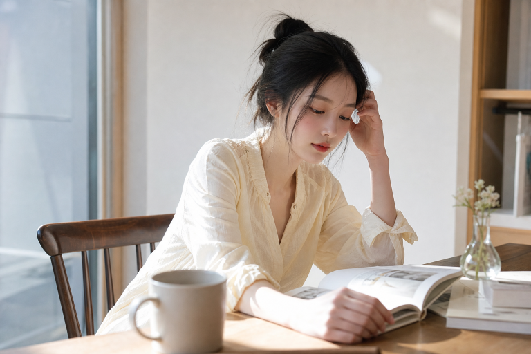 2026最夯「破碎感淡顏妝」完整教學！韓系奶杏底妝＋咬唇色，5分鐘打造女團級透明感裸妝