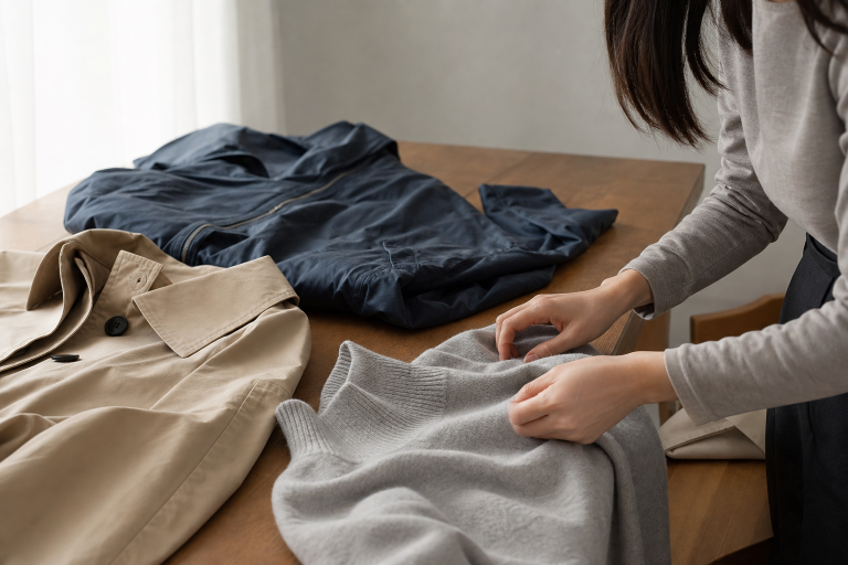 換季穿搭怎麼破解？夾克、風衣、毛衣3件單品的「一衣多穿」配方，讓尷尬天氣也能穿出層次感