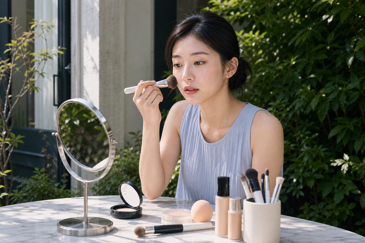 韓系妝感卡在哪？從粉底液質地到上妝工具，彩妝師拆解最多人選錯的3個環節