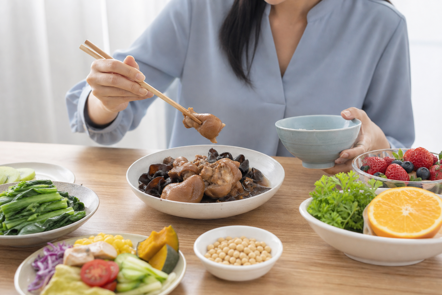 豬腳、木耳真的能補膠原蛋白嗎？營養師用數據告訴你哪些食物才算數