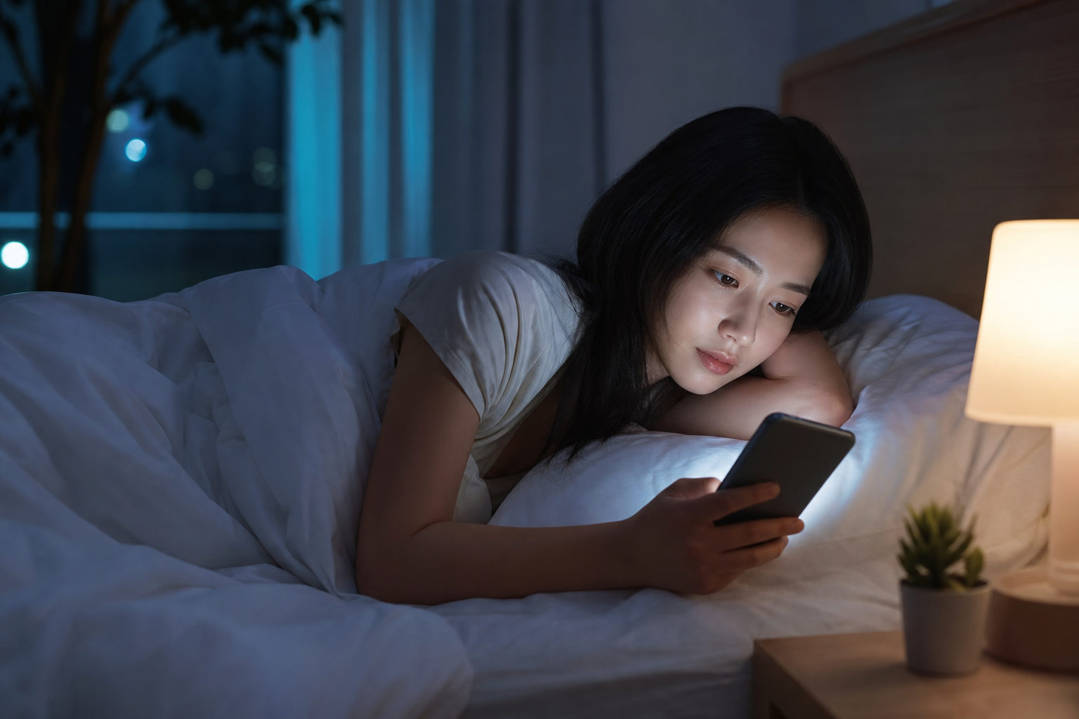 睡前滑手機「藍光」真的會讓皮膚變差？眼科與皮膚科醫師聯合解析光線暴露對夜間修復的實際影響