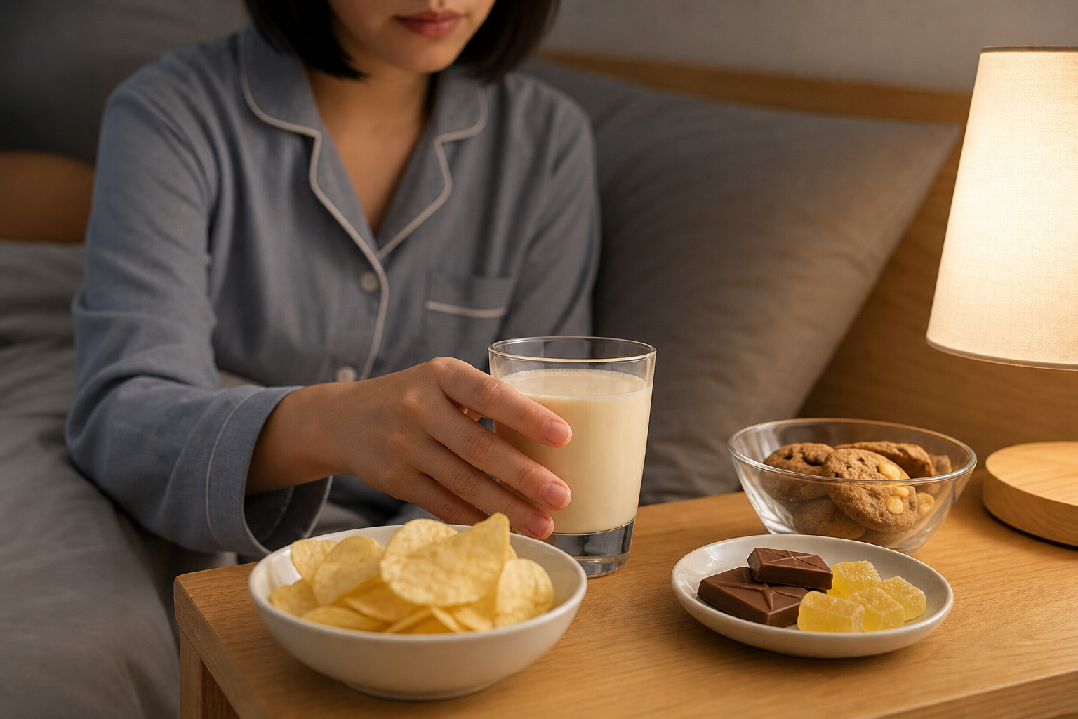 睡前「這杯飲料」讓你越喝越難入睡？營養師點名台灣人最常踩的3種助眠地雷食物