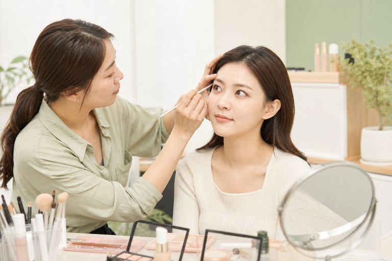 韓系仿妝「明明跟著步驟做卻化成熟感出來」？彩妝師說年齡感來自眉尾與眼尾的角度組合，調整這兩點妝感直接年輕化