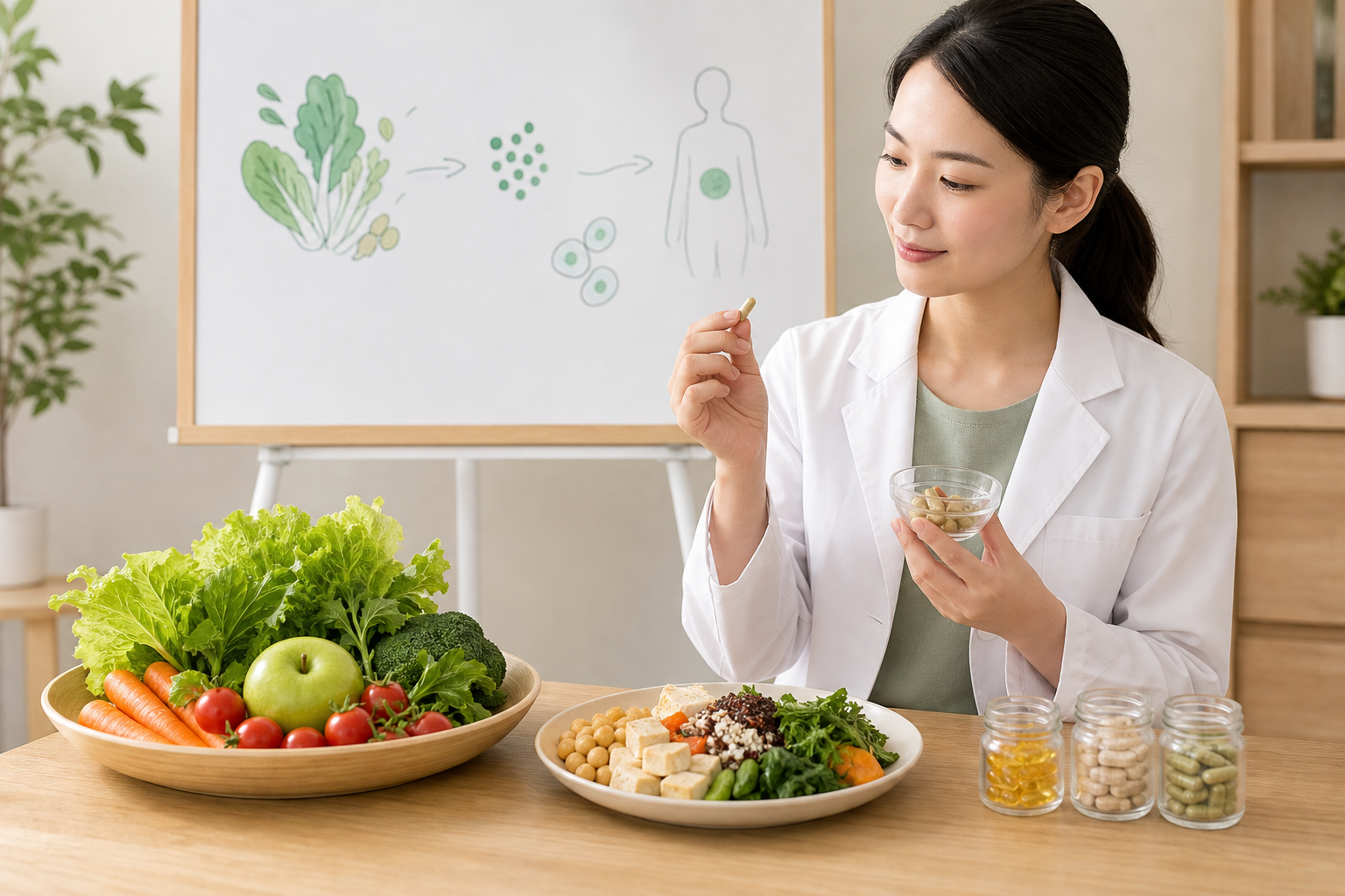 抗氧化保健品吃素食者真的適合嗎？從植物性成分的生物利用率重新評估3種常見選擇