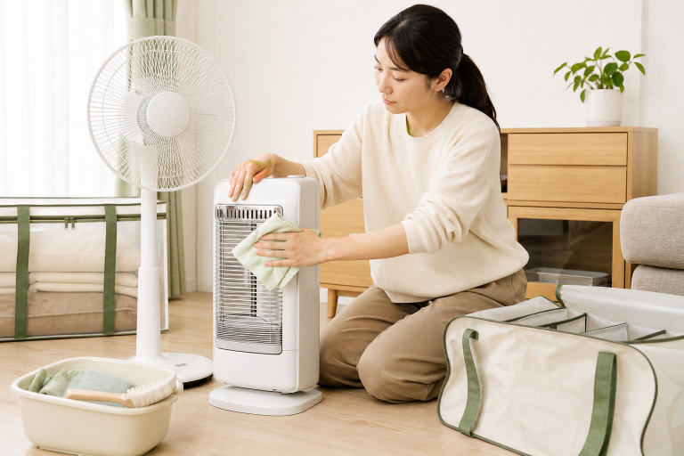家裡的電風扇、暖氣機一年只用一季？換季收納前這4個步驟能讓設備壽命多撐好幾年